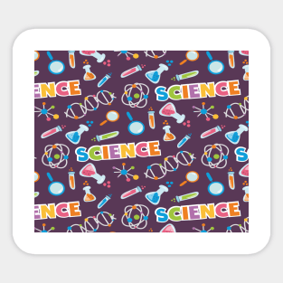 Science Studies Pattern Sticker